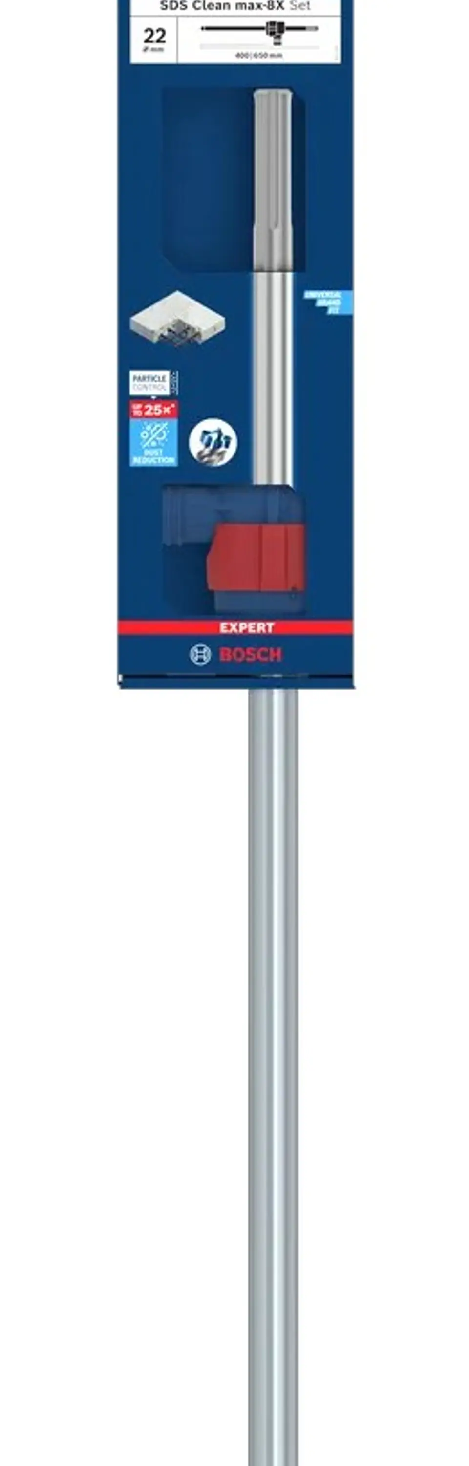 Conjunto de brocas para martelo EXPERT SDS Clean max-8X BOSCH 2