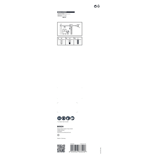 Conjunto de brocas para martelo EXPERT SDS Clean max-8X BOSCH 4