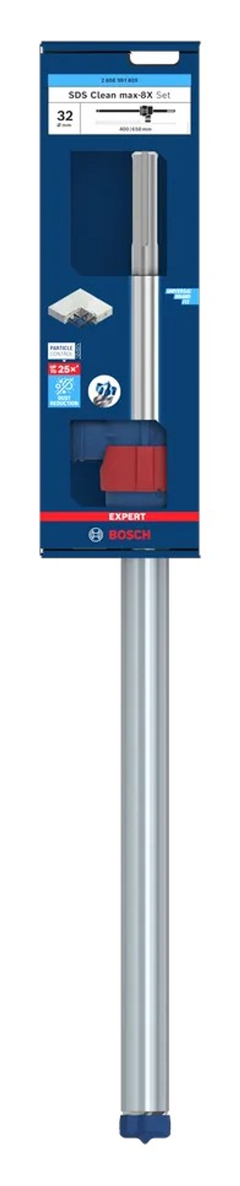 Conjunto de brocas para martelo EXPERT SDS Clean max-8X BOSCH