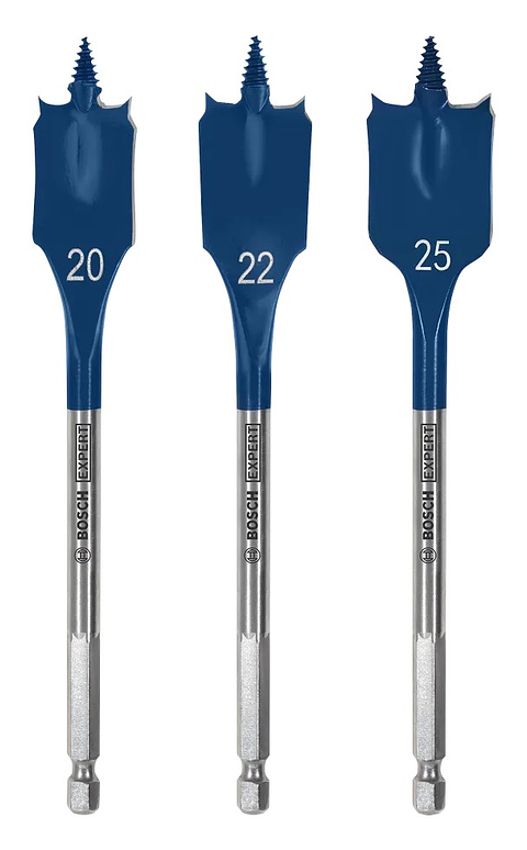 Conjunto de brocas planas EXPERT Self Cut Speed BOSCH 