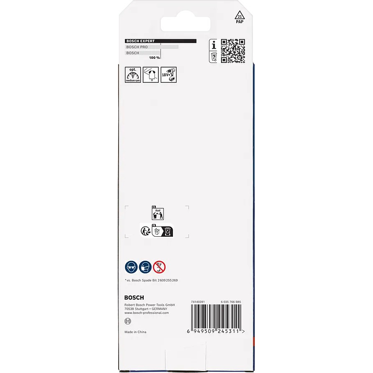 Conjunto de brocas planas EXPERT Self Cut Speed BOSCH 5