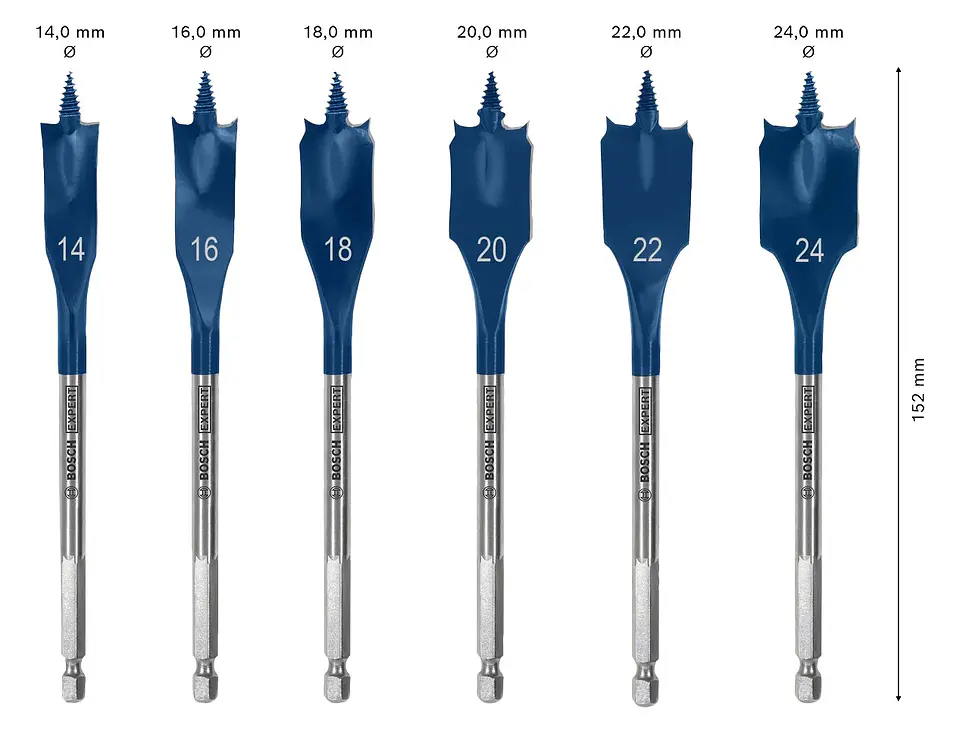 Conjunto de brocas planas EXPERT Self Cut Speed BOSCH 3