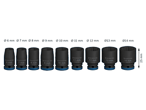 PRO Impact Socket Set BOSCH 