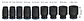 PRO Impact Socket Set BOSCH  - Miniatura 2