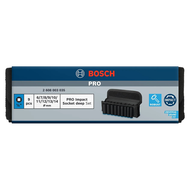 PRO Impact Socket Set BOSCH 4