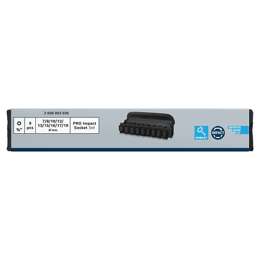 PRO Impact Socket Set BOSCH 5