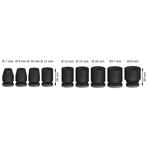 PRO Impact Socket Set BOSCH 2