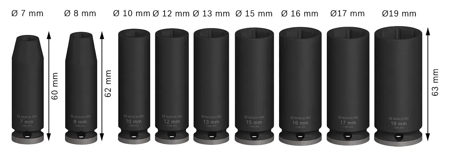 PRO Impact Socket Set BOSCH 3