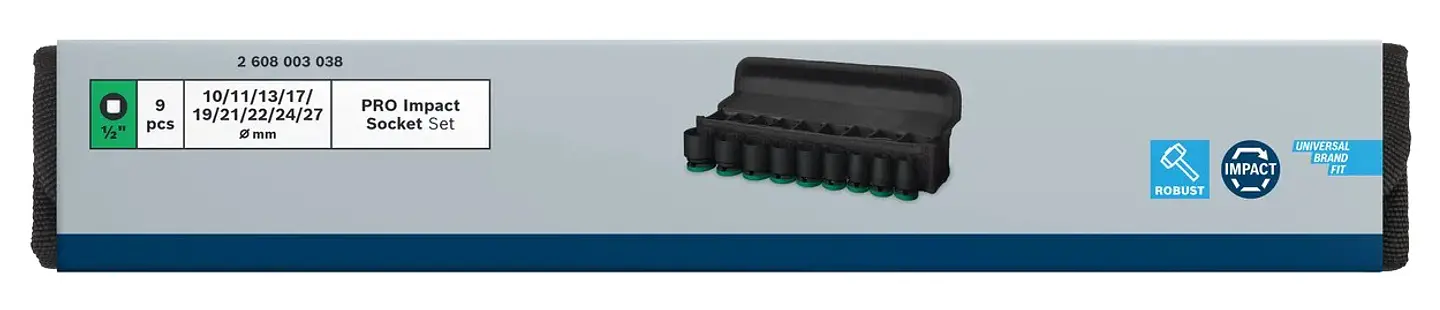 PRO Impact Socket Set BOSCH 5