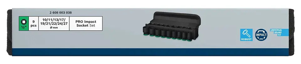 PRO Impact Socket Set BOSCH 5