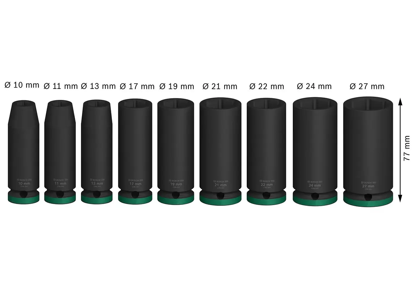 PRO Impact Socket Set BOSCH 3