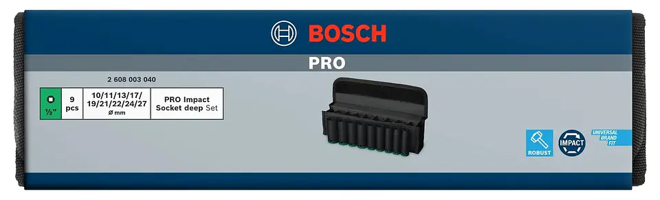 PRO Impact Socket Set BOSCH 5