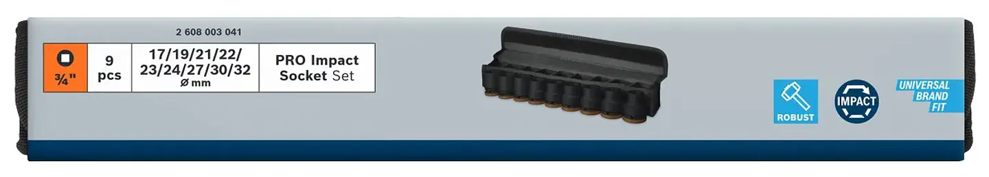 PRO Impact Socket Set BOSCH 5