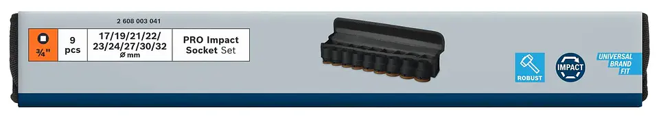 PRO Impact Socket Set BOSCH 5
