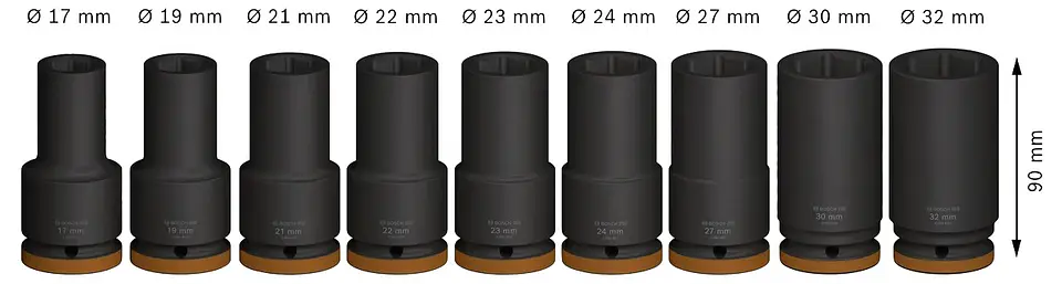 PRO Impact Socket Set BOSCH 3