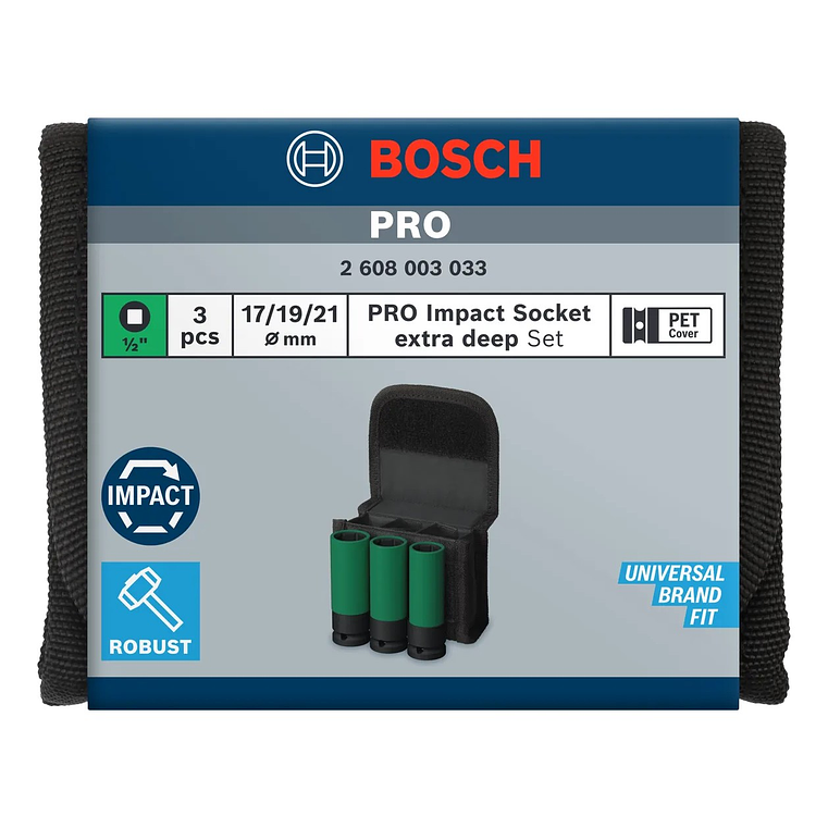 PRO Impact Socket Set BOSCH  4