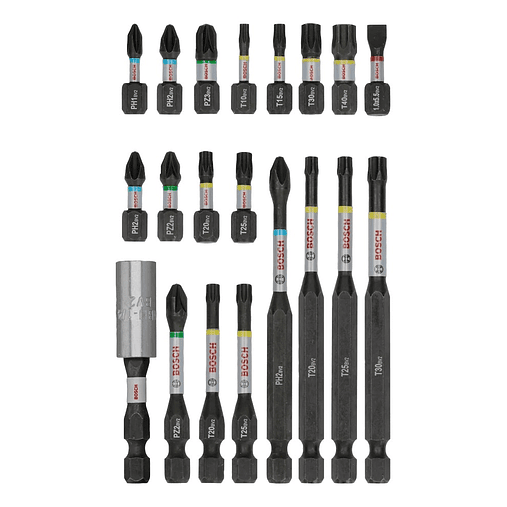 Conjunto de pontas PRO Impact Screwdriver BOSCH  2