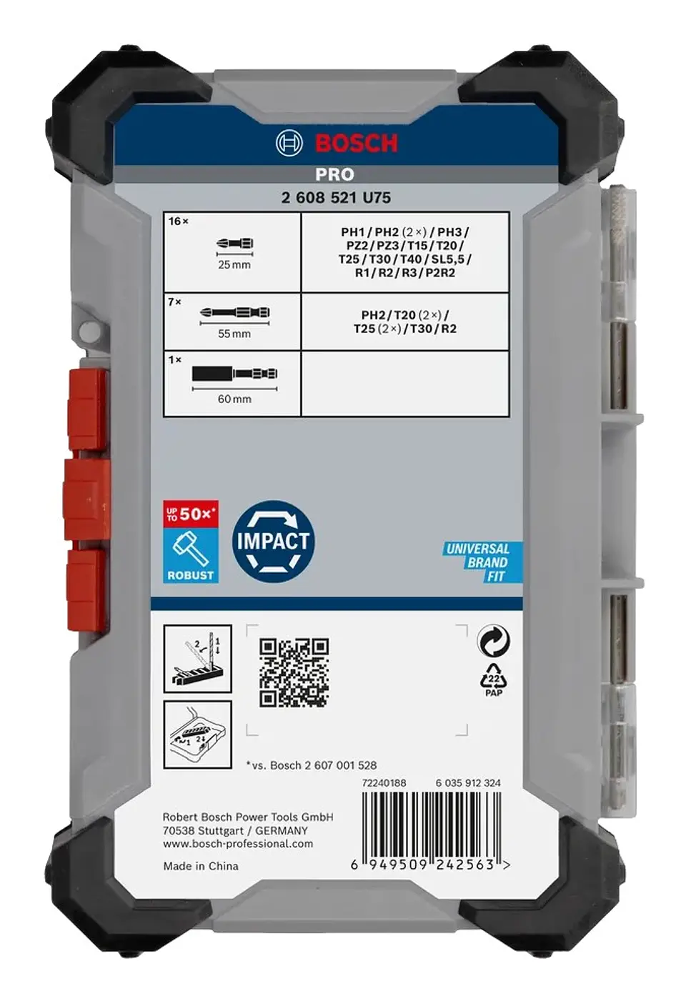 Conjunto de pontas PRO Impact Screwdriver BOSCH  5