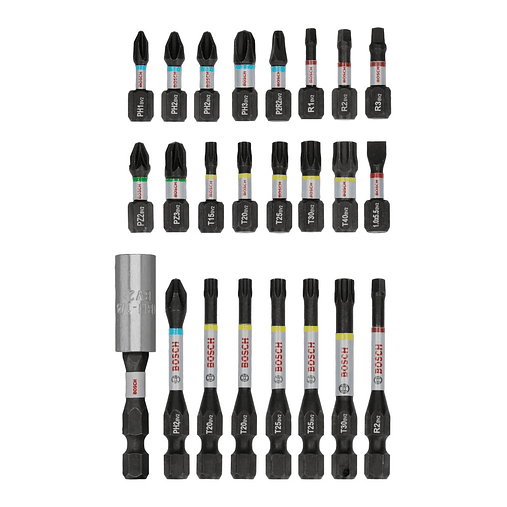 Conjunto de pontas PRO Impact Screwdriver BOSCH  2
