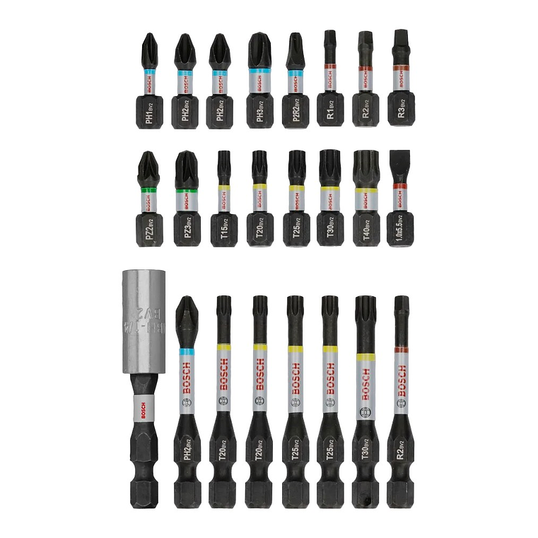 Conjunto de pontas PRO Impact Screwdriver BOSCH  2