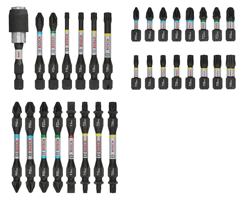 Conjunto de pontas de aparafusar PRO Impact (31 unids) BOSCH 