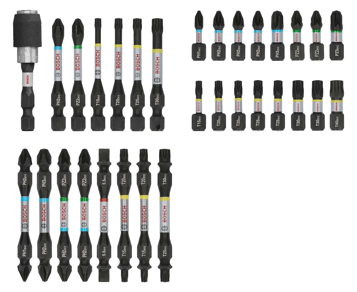 Conjunto de pontas de aparafusar PRO Impact (31 unids) BOSCH  2