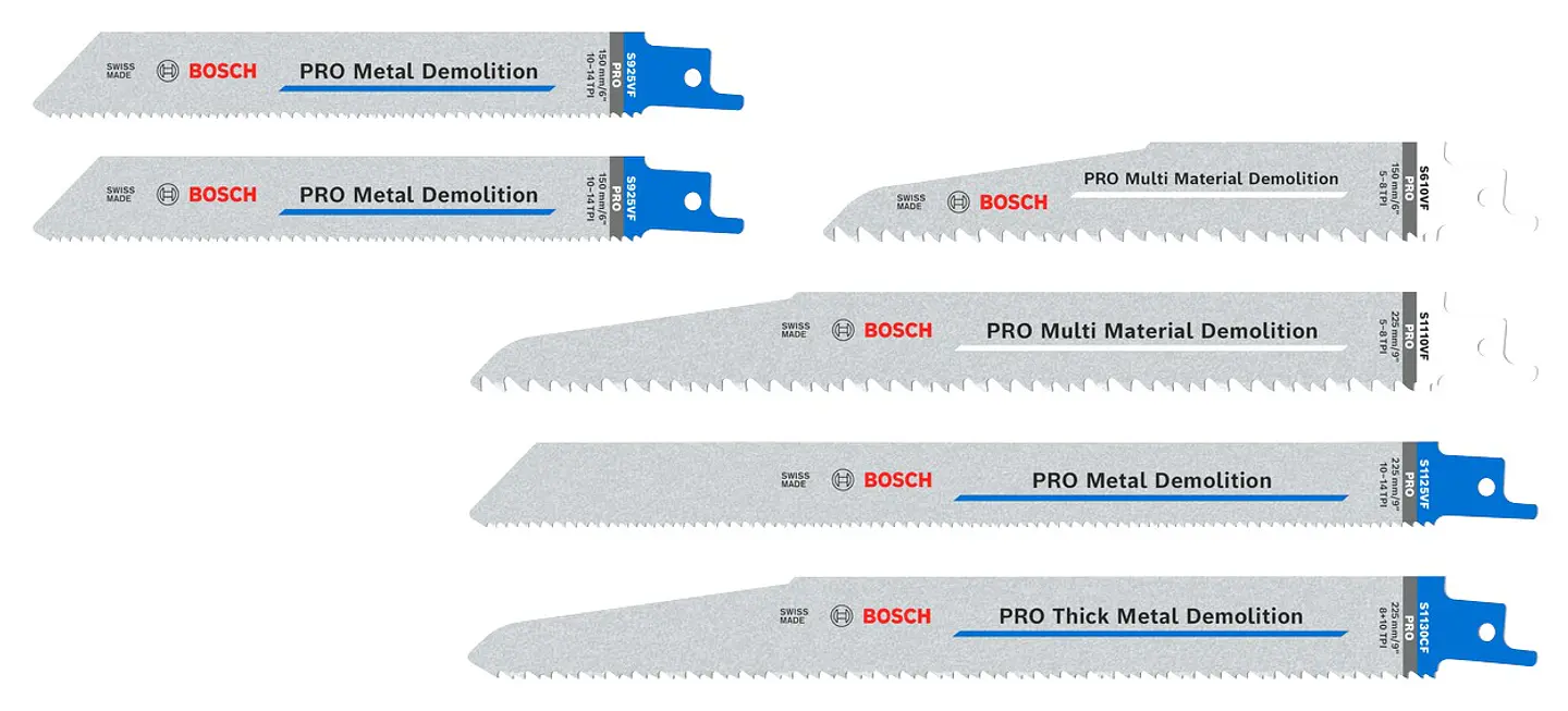 Conjunto de lâminas PRO Demolition BOSCH  1