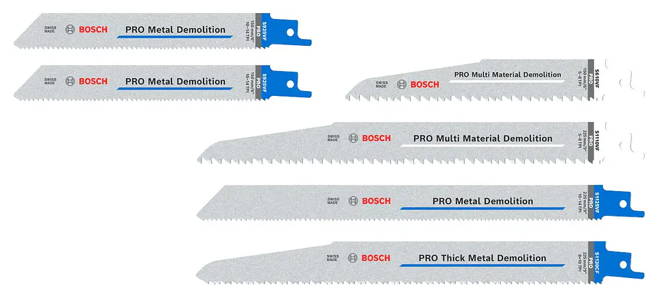 Conjunto de lâminas PRO Demolition BOSCH  1