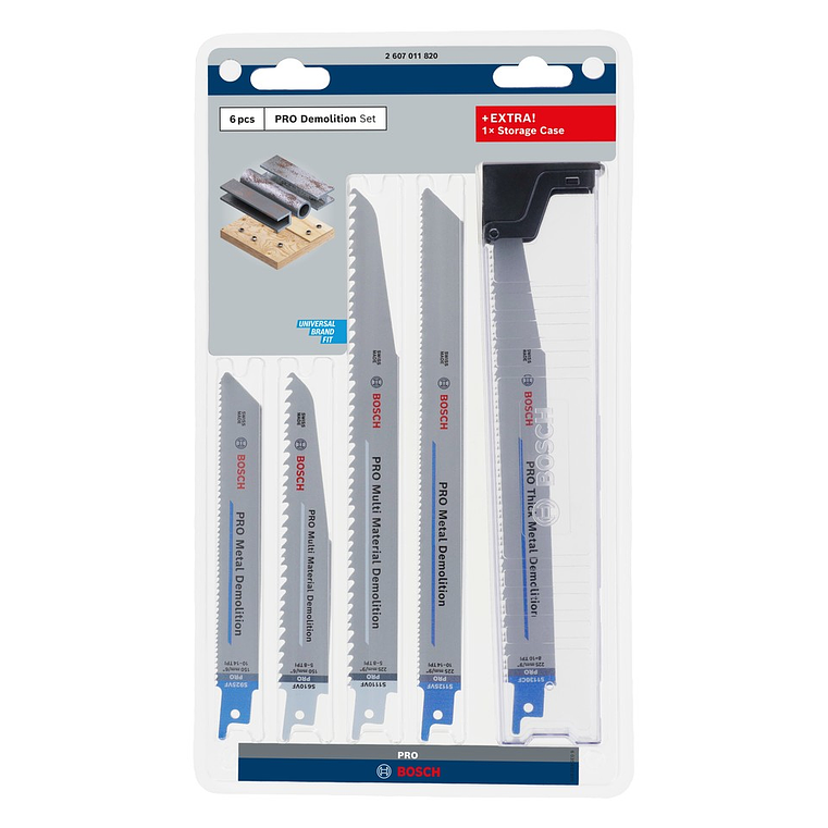 Conjunto de lâminas PRO Demolition BOSCH  3