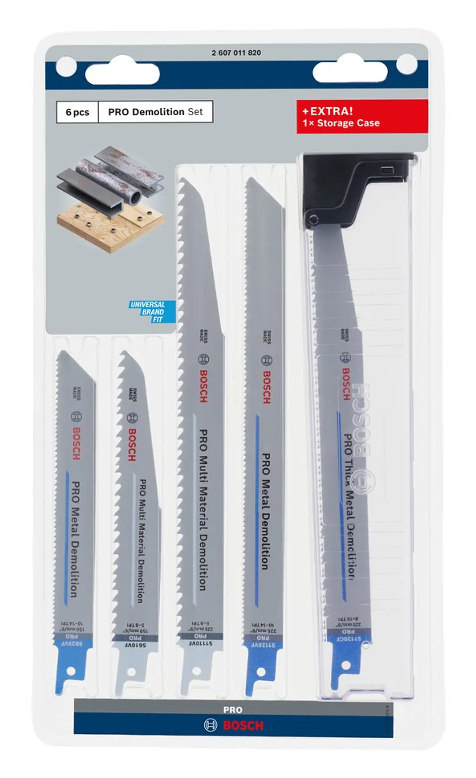 Conjunto de lâminas PRO Demolition BOSCH  3