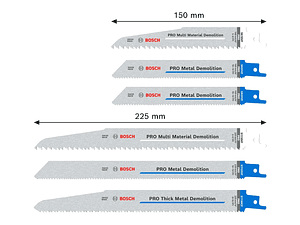 Conjunto de lâminas PRO Demolition BOSCH 