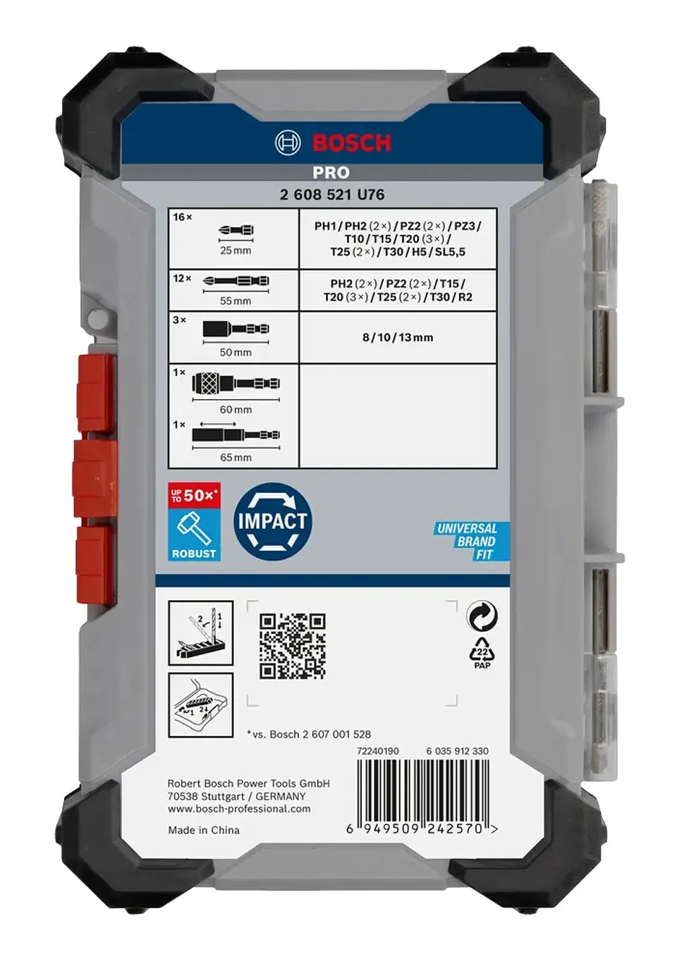 Conjunto de pontas PRO Impact Screwdriver (33 unids) BOSCH  5