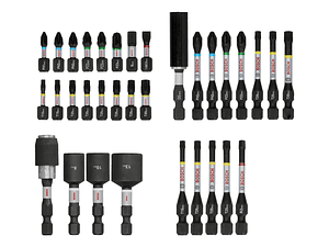 Conjunto de pontas PRO Impact Screwdriver (33 unids) BOSCH 