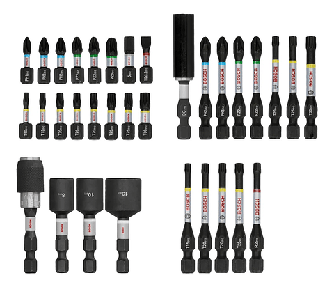 Conjunto de pontas PRO Impact Screwdriver (33 unids) BOSCH 