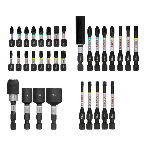 Conjunto de pontas PRO Impact Screwdriver (33 unids) BOSCH  2