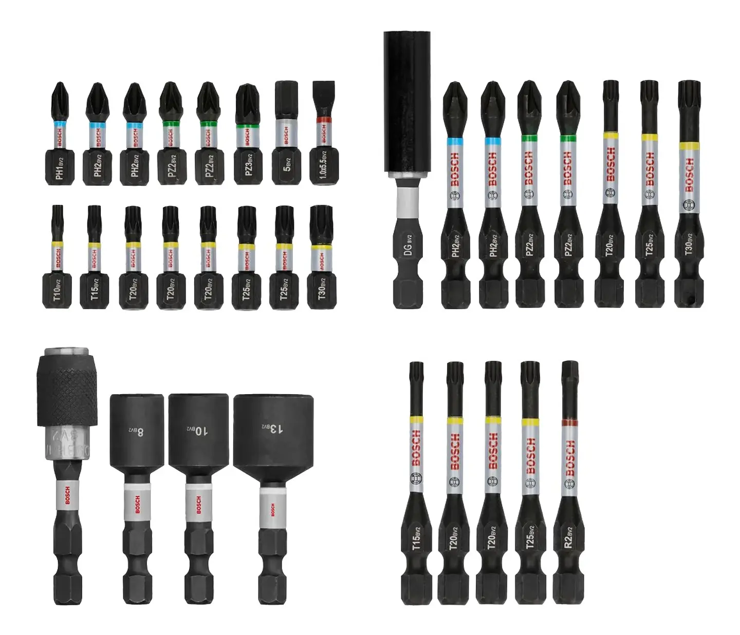 Conjunto de pontas PRO Impact Screwdriver (33 unids) BOSCH  2