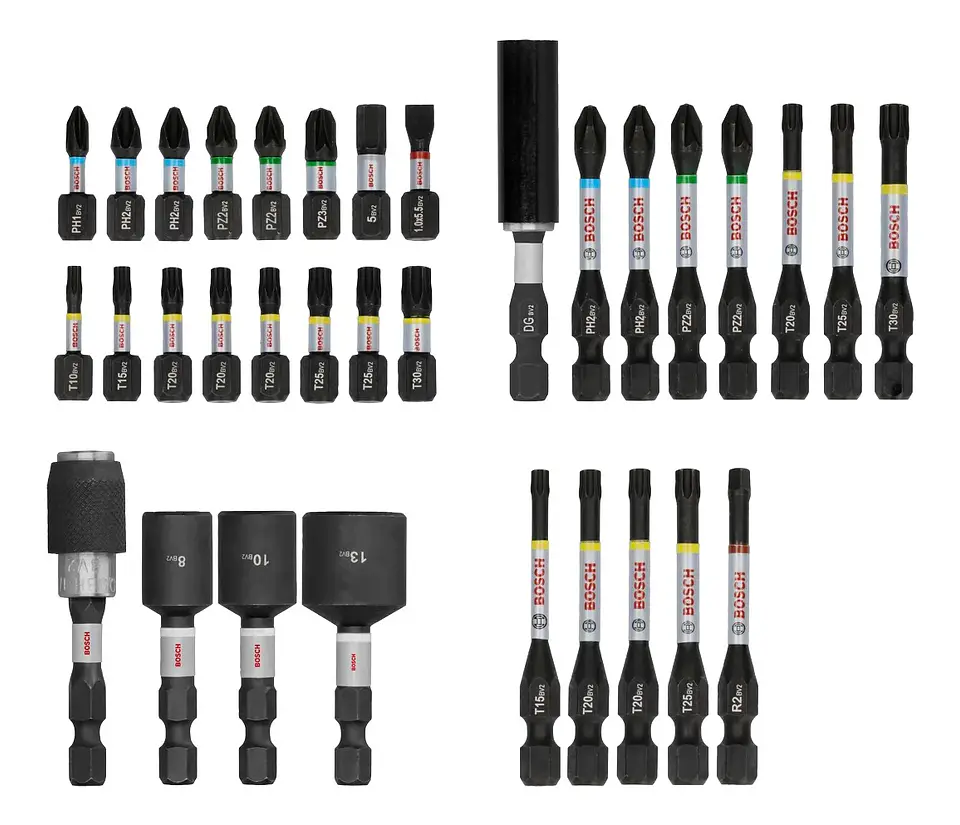 Conjunto de pontas PRO Impact Screwdriver (33 unids) BOSCH  2