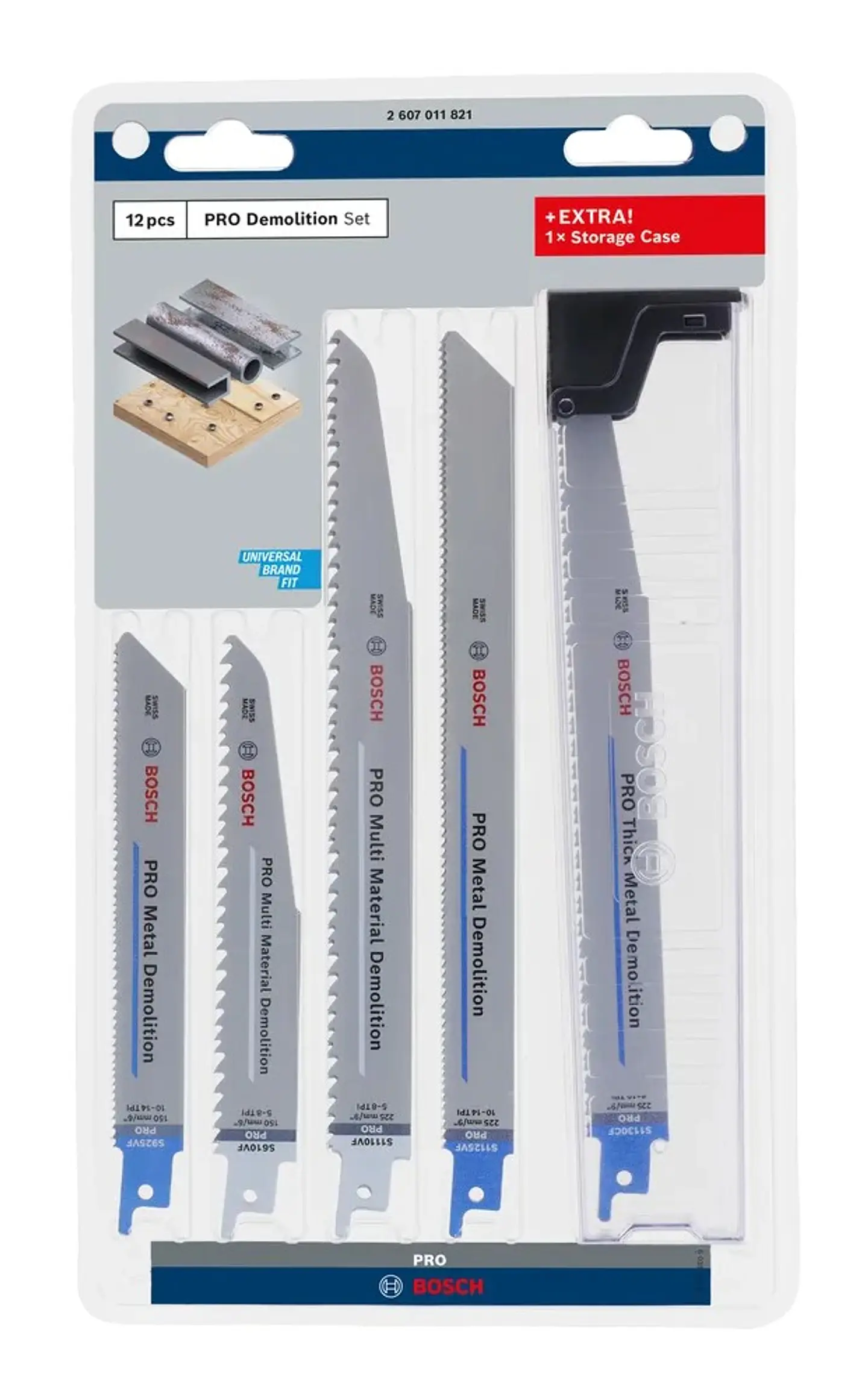 Conjunto de lâminas PRO Demolition BOSCH  3