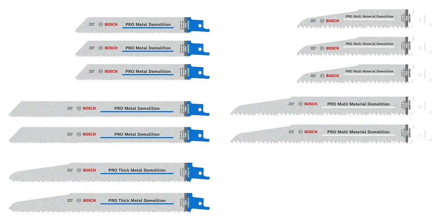 Conjunto de lâminas PRO Demolition BOSCH  1