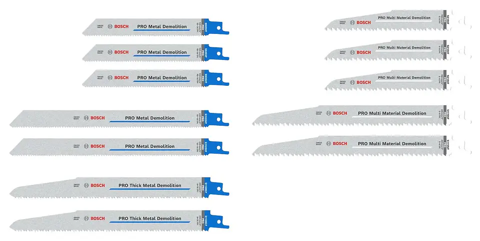 Conjunto de lâminas PRO Demolition BOSCH  1