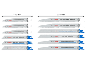 Conjunto de lâminas PRO Demolition BOSCH 