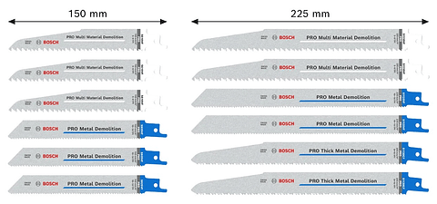 Conjunto de lâminas PRO Demolition BOSCH 