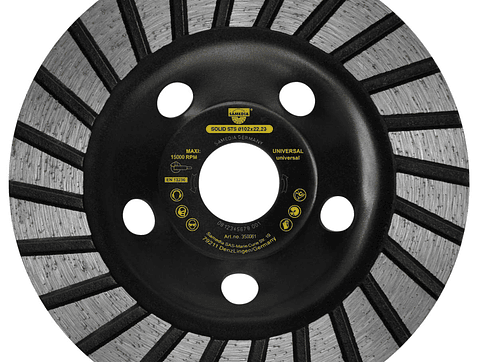 Mó Diamante para Betão Turbo ø180x22,23mm SOLID STS SAMEDIA