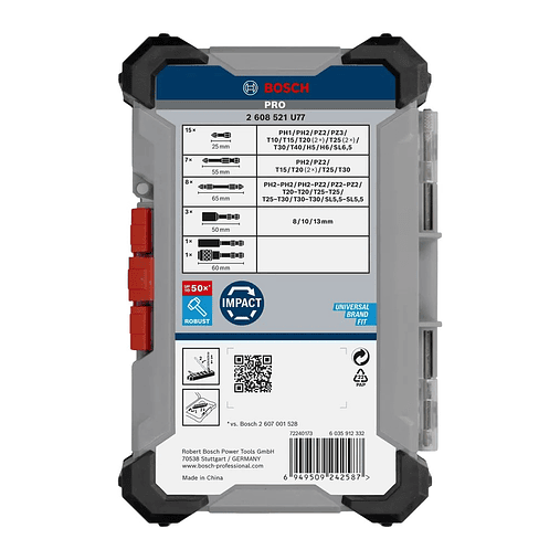 Conjunto de pontas PRO Impact Screwdriver (35 unids) BOSCH  5