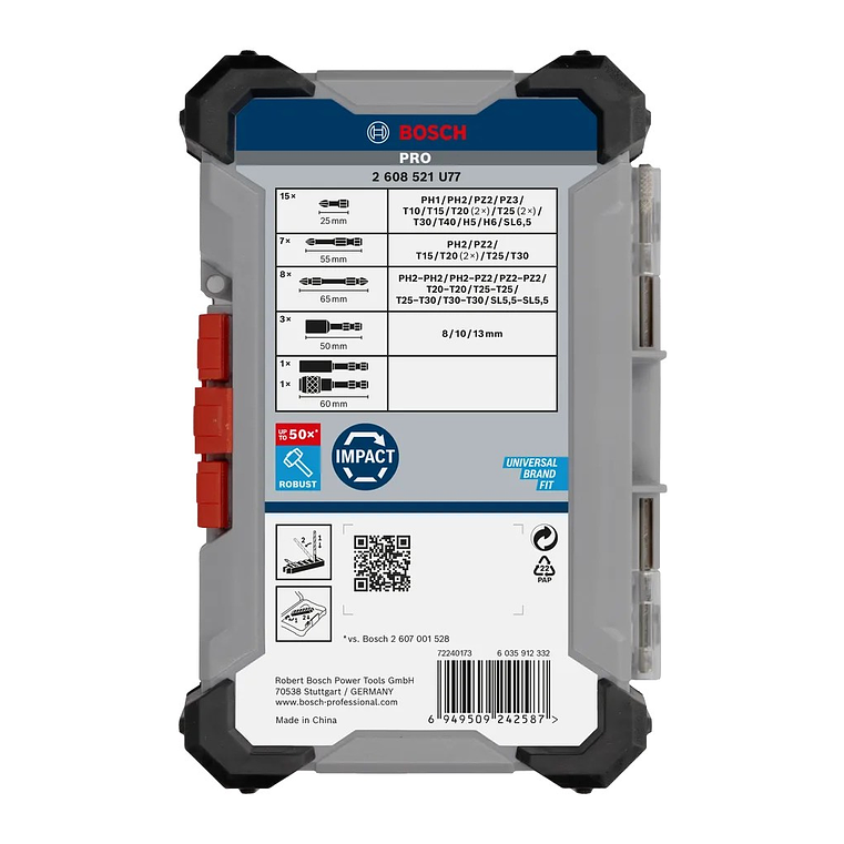 Conjunto de pontas PRO Impact Screwdriver (35 unids) BOSCH  5