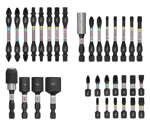 Conjunto de pontas PRO Impact Screwdriver (35 unids) BOSCH 