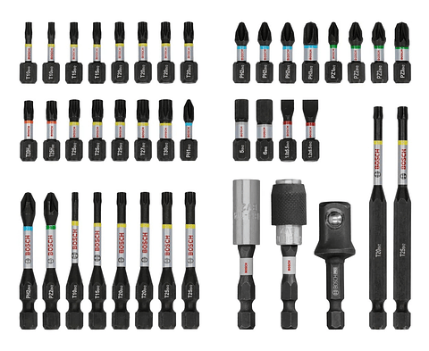 Conjunto de pontas PRO Impact Screwdriver (41 unids) BOSCH 