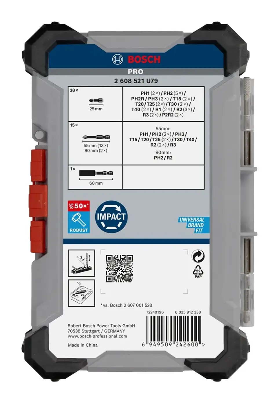 Conjunto de pontas PRO Impact Screwdriver (44 unids) BOSCH  5