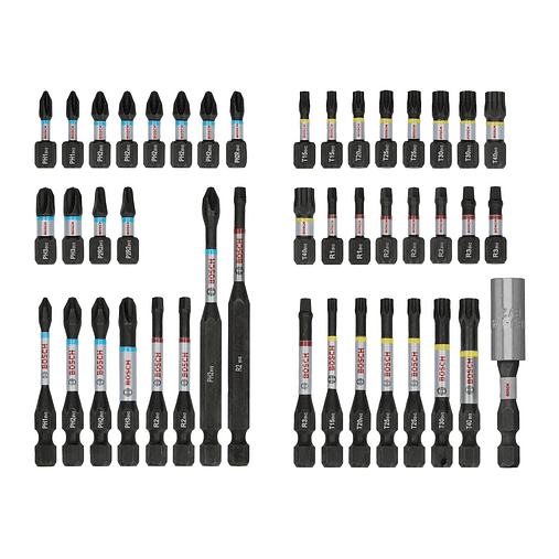 Conjunto de pontas PRO Impact Screwdriver (44 unids) BOSCH  2