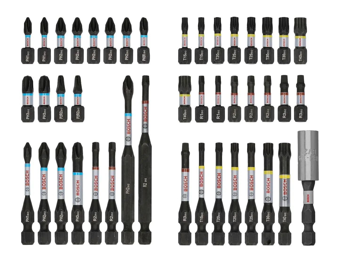 Conjunto de pontas PRO Impact Screwdriver (44 unids) BOSCH  2